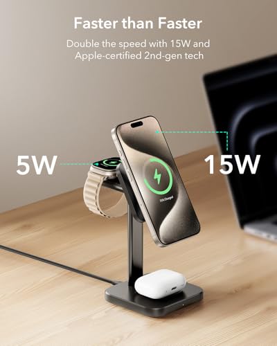 ESR 3 in 1 Wireless Charging Station, for Magsafe Charger Stand - Image 3
