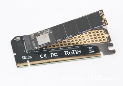 PCIe Adapter for M.2 NVMe Mkey, PCI-e 4.0 X4 Card Supports NGFF M2 M-Key SSD of Length 2280,2260,2242,2230, PCIe NVMe Adapter