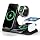 5 in 1 Wireless Charging Station for Multiple Devices, Premium Fast Charging Stand for Apple Samsung Android, Dual Phone Dock with USB Port for Desk Nightstand