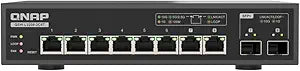 QNAP QSW-L3208-2C6T-US 8-Port Multi-Gig 10GbE Network Switch