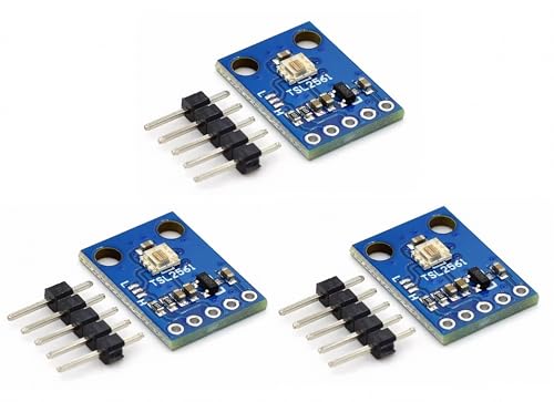 3pcs GY-2561 TSL2561 Infrared Light Brightness Sensor Module Luminosity Sensor Module Digital Light Sensor Detect Module Optical Intensity Module Sensor Module Ultra-Strength Module