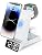 ANJANK 4 in 1 Alarm Clock with Wireless Charging, Wireless Charger Station for Multiple Devices Apple,Charging Dock for iPhone 18 17 16 15 14 13 Pro Max Series, Apple Watch, AirPods Pro 3/Pro 2/5/4/3
