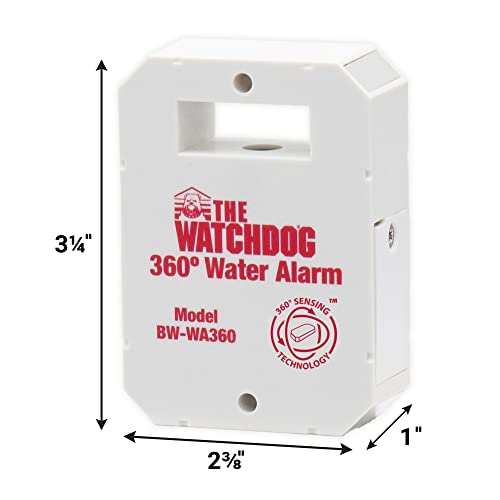The Basement Watchdog Compact 110 dB Water Alarm w/360° Sensing Technology (BW-WA360)