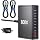 800W USB C Charger,GaN 10 Ports USB Charger with 2 x 2m 240W USB-C to USB-C Cables,Multiple Laptop Charging,PD Adapter Compatible with MacBook Pro/Air/Dell/iPhone/Galaxy/Laptop/Tablet/Mobile