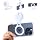 Selfie Ring LED Light for iPhone Picture,Magnetic Phone Light Camera Laptop Photography Lighting,Desk Ringlight Tripod Stand Video Record Streaming Vlog Makeup,Tiktok Content Creators Essentials Clip