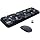FOPETT Wireless Keyboard and Mouse Combo, 104 Keys Full-Sized 2.4 GHz Round Keycap Colorful Keyboards, USB Receiver Plug and Play, for Windows, Mac, PC, Laptop, Desktop (Grey)