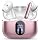 Wireless Earbuds, Bluetooth 5.4 Headphones Bass Stereo/Clear Call,Rose Gold
