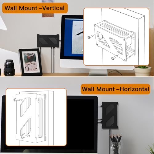 Wall & Under Desk Acrylic Mount for Microsoft Surface Dock 1 & 2