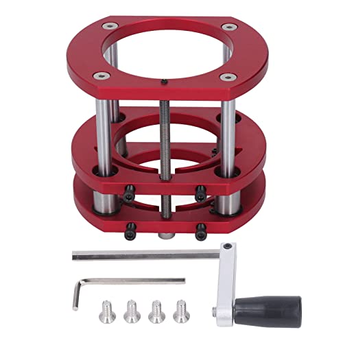 Router Base, Router Table Insert Plate Lifting System Base 4 Jaw Clamping DIY Tool for Woodworking Slotting Trimming Machines