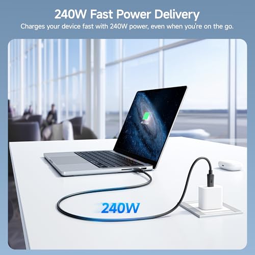 Cable Matters 5Gbps USB C to USB C Monitor Cable, 8.2ft / 2.5m