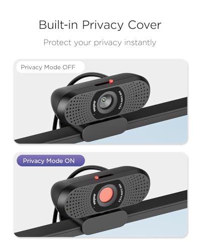 wegear 1080P Webcam for PC, Full HD Computer Camera with Dual Mics, USB-A - Image 7