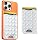 Anteel Silicone Phone Card Holder Adhesive Mount, Mobile Wallet Holder, Adhesive Accessories for Smartphones, Phone Holder With Card Slot, Sticky Phone Grip Card Holder, 2.28"x3.54" (Transparent)