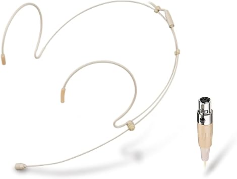Headset Headworn Microphone Compatible with Shure Bodypack