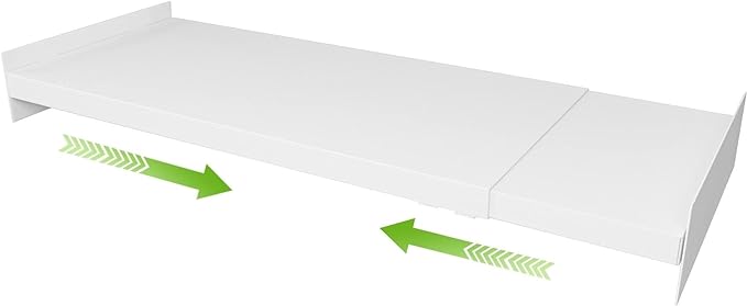 Expandable Closet Shelf Organizer, Adjustable Shelves Organizer, Storage Shelving Rack DIY Divider RV Separator for Cabinet Pantry Wardrobe Cupboard Kitchen, 1 Pack, X-Large