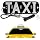 YSY Taxi Light, Taxi LED Sign Decor, Taxi LED Light Logo, Flashing Hook on Car Window with DC12V Car Charger Inverter for Driver (White)