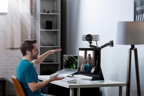 Brio Webcam Mount, Wall Stand Holder Compatible with Logitech C920x C925e C922x C920 C930e C615 Brio StreamCam MX-Brio 4K Webcams