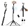 ULANZI TT23 64" Auto Face Tracking Tripod for iPhone/Android with Remote, 360°Rotating Selfie Stick That Follows Your Movement, Facial Recognition Tripod for iPhone 17/16/15/14/13/Android/Camera/GoPro