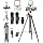 Vlogging Kit for iPhone/Android, YouTube Starter Kit with Wireless Microphone/Camera Tripod/Flexible Tripod/RGB Fill Light, Content Creator Essentials Kits for TikTok Vlog Video Recording