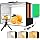 Light Box with Tripod, 16/20/24/32/47 Inch Lightbox with CRI>95 120 White Warm LED Light Beads. Portable Photo Light Box with 6 Colors PVC Backdrops. Dimmable Shooting Tent Kit for Studio Photography
