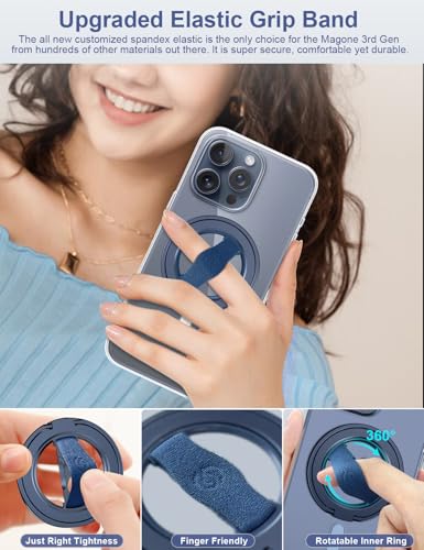 Phone Grip Stand — MagSafe Compatible, Secure Hold - Image 4