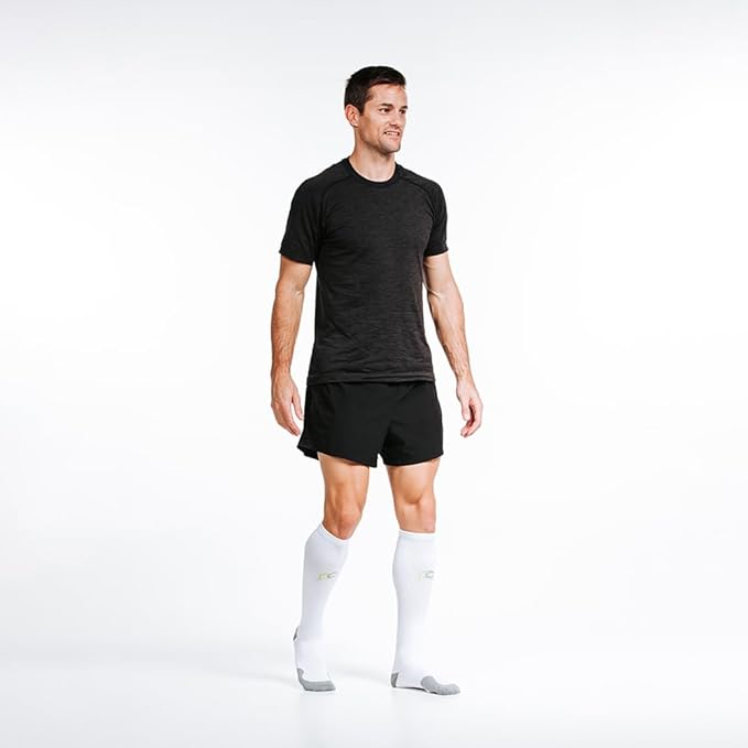 PRO Compression Running Marathon Socks - Calf-Length Travel and Sports Compression Socks for Foot and Ankle Support, Unisex
