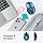 TECKNET Wireless Mouse, 2.4G Ergonomic Computer Mouse, 2600 DPI, Azure - Image 10