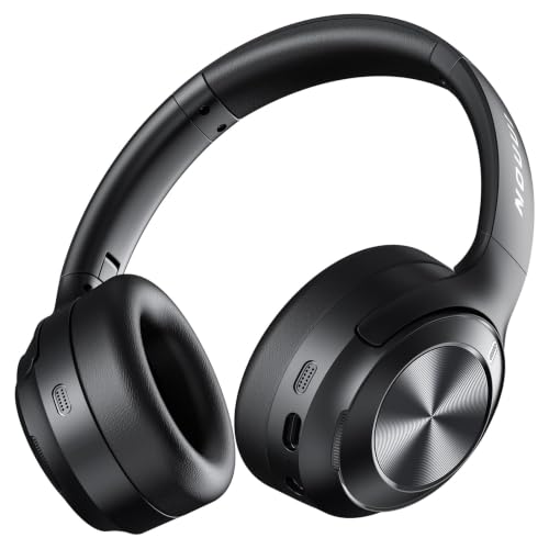 Hybrid Active Noise Cancelling Headphones, Bluetooth Headphones with Hi-Res Audio, 70H Playtime Over Ear Headphones with Fast Charge, ANC Wireless Headphones with Comfort Earcup for Travel/Office/Home