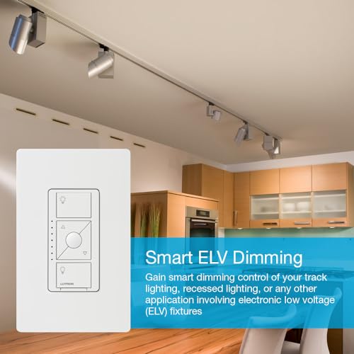 Lutron Caseta ELV Smart Dimmer Switch (Smart Hub Required) for ELV Lighting