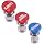 3-Pack Functional Cigarette Lighter | "EJECT" "FIRE" "MISSILES" "NITROUS" Design | 12V Fast-Heating Auto Lighter with Safety Cap | Durable Anodized Aluminum Shell for Cars Trucks SUVs Boats