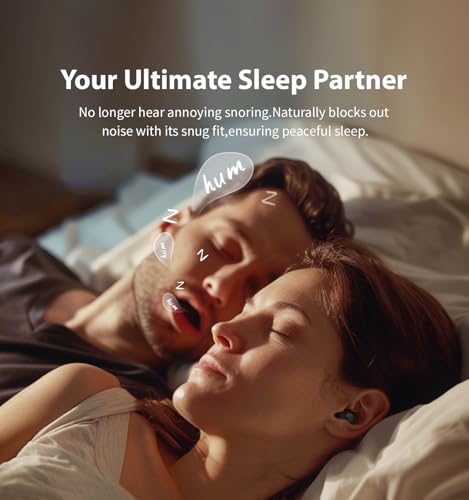 Invisible Sleep Headphones, Sleep Earbuds for Side Sleepers(Black)