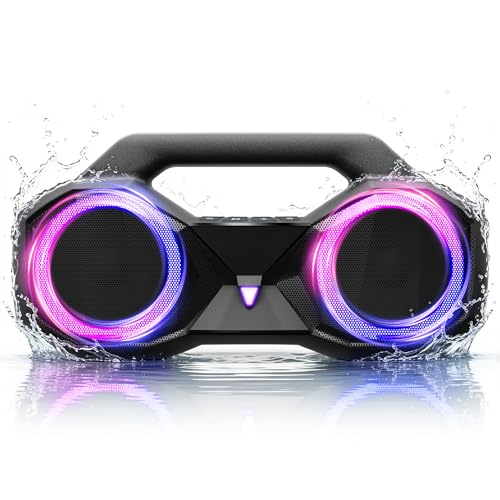 OZJ Outdoor Bluetooth Speaker: 80W Peak Powerful Lou - Image 2