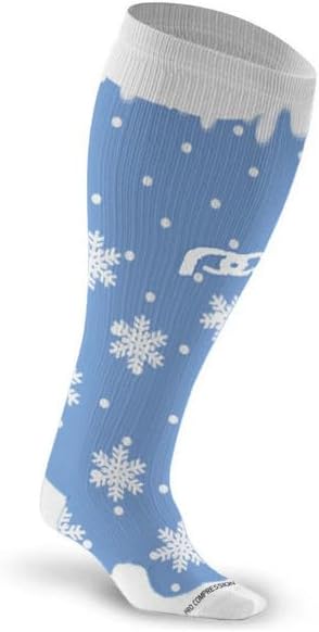 PRO Compression Running Marathon Socks - Calf-Length Travel and Sports Compression Socks for Foot and Ankle Support, Unisex