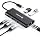 UtechSmart USB C Hub,Ethernet Multiport 6 in 1 USB C to HDMI Adapter Black