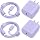 iPhone 14 13 12 11 Super Fast Charger [2Pack] cargador 20W Rapid USB C Wall Charger Block with 6FT Fast Charging Cable Compatible with iPhone 14/13/12/11/Pro/Pro Max/Mini/Xs Max/XR/X, iPad - Purple - Image 9