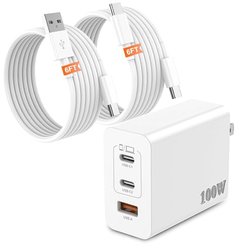 Super Fast Charger Type C 100W USB C Charger with C-C & A-C Cables - Image 1