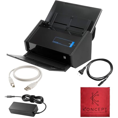 IX500 Fujitsu ScanSnap Duplex Document & Receipt Scanner, Mac/PC, USB 3.0