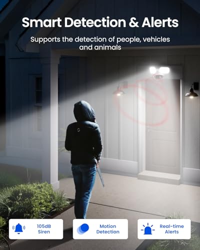 REOLINK PoE Security Camera Elite Pro Floodlight PoE, 16MP Dual Lens, 180°