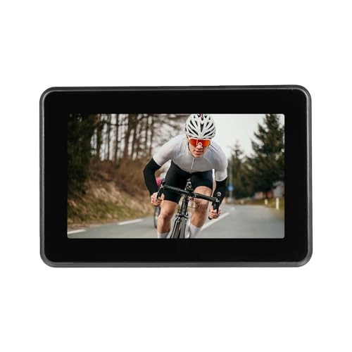 Handlebar Bike Camera Mirror, with 4.3'' Monitor 1080P 110° Wide Angle 360° Adjustable Bracket Rechargeable Rear View Camera, Bicycle Rear View Camera