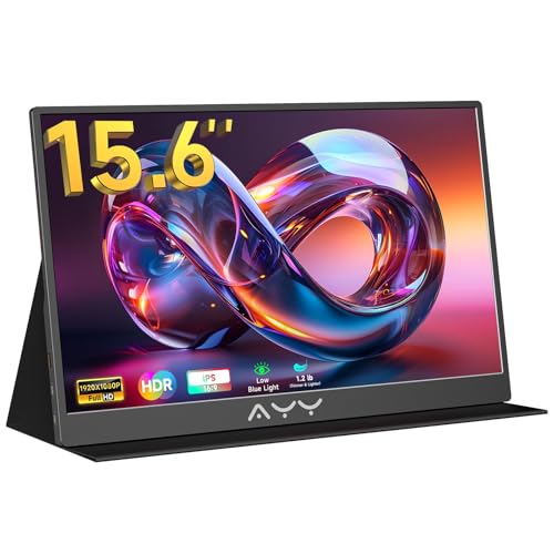 AYY 15.6 Inch Portable Monitor 1080P FHD USB-C HDMI | Computer Accesso - Image 2