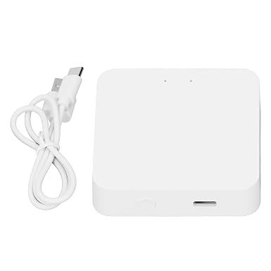 Zigbee Gateway Hub, 3 in 1 ZIGBEE Bluetooth Smart Home Bridge APP Remote Control, Smart Home Hub Support Over 100 Devices Covering 50m