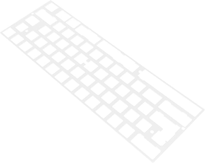 2.25u Positioning Board for 60% Mechanical Keyboard PC White