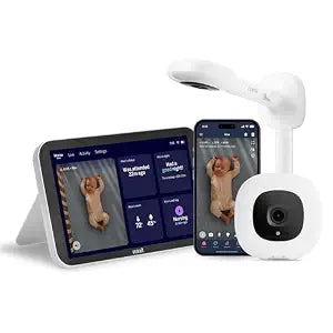 Nanit Smart Baby Monitor System with Wall Mount & 8" Display Screen