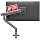 3IDEE Flexi Pro Monitor Arm Monitor Mount for Desks (up to 40" & 11 kg) – Curved, Heavy Duty, Spring-Assisted, Height-Adjustable & Fully Articulated – VESA 75/100, Slim Aluminum Design – Space Grey