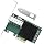 PCIE X4 Interface to 10GbE SFP+ Optical Port Network Adapter for Desktop PC, Intel 82599ES 10Gb/s Ethernet Controller, 10GbE PCIE NIC Card for Gaming, 10Gb/s SFP+ LAN Adapter for Storage (X520-DA1)