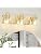 Tuscarora Bathroom Light Fixtures Gold Vanity Light 3 Light Wall Sconces Lighting Brushed Brass Bathroom Lights Bath Wall Lights Wall Lamp for Mirror (Brushed Gold & Clear Glass)