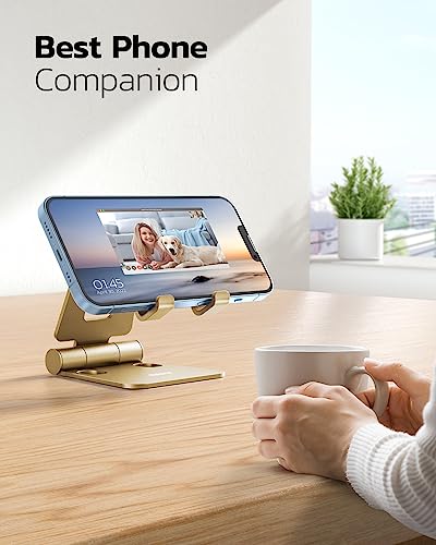 Nulaxy Full Aluminum Dual Folding Cell Phone Stand f | Phone Accessori - Image 7