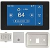 MOES Smart Programmable Thermostat for Home with Zone Remote Sensor and C-Wire Adapter, Tuya/Smart Life Remote Control Work with Alexa and Google Assistant, 7 Day Programmable, C-Wire Optional, 24VAC