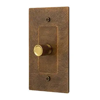Residence Supply Handcrafted Solid Brass Dimmer Light Switch - UL Listed