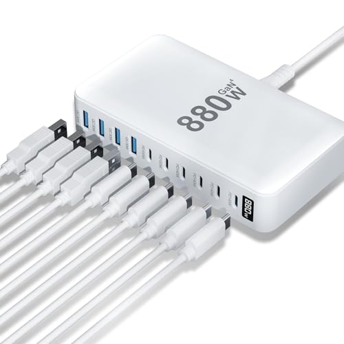 USB C Charger 880W USB C Charger Block,GaN IV 10-Por | Charging & Powe - Image 2
