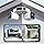 Dual Lens Outdoor Cameras 2.5K/5MP House Cameras Wired Plug